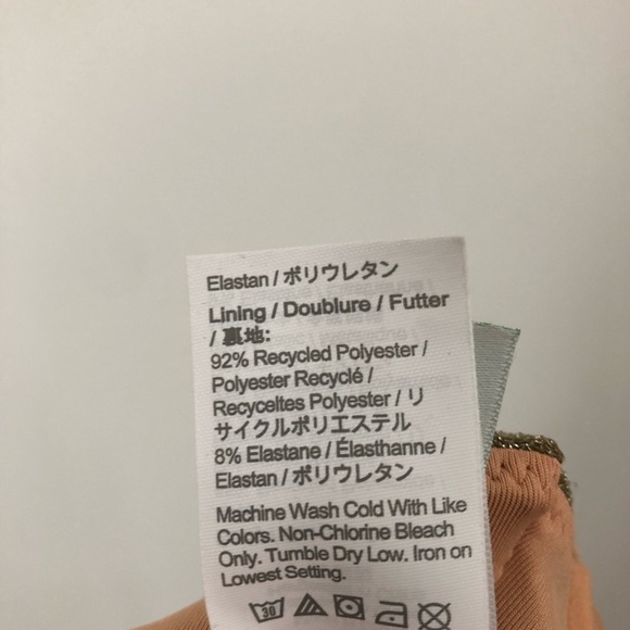 J.crew 38C sparkle underwire bikini top 0555 gold clasp adjustable sexy skimpy - Picture 11 of 16